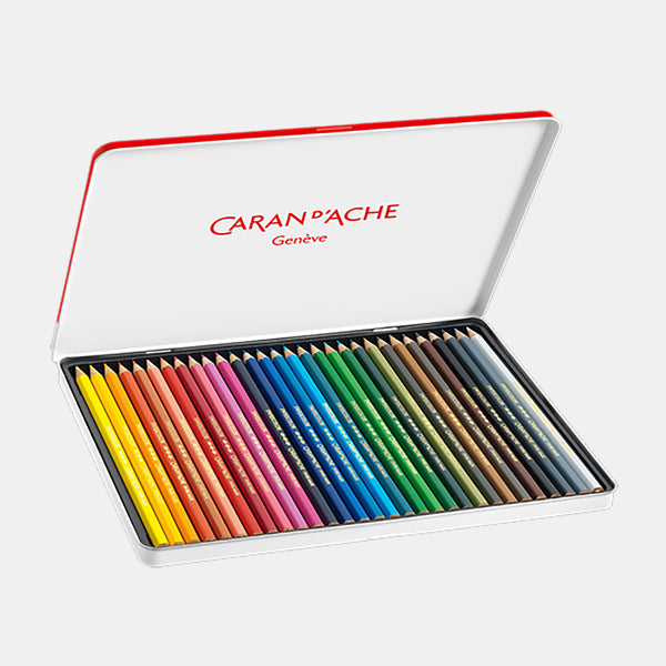 Schachtel mit 30 Swisscolor-Buntstiften