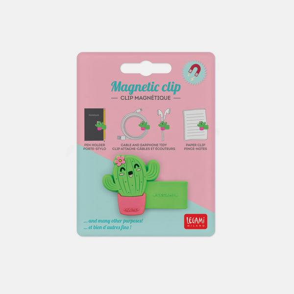 Clip magnetique stylo cactus