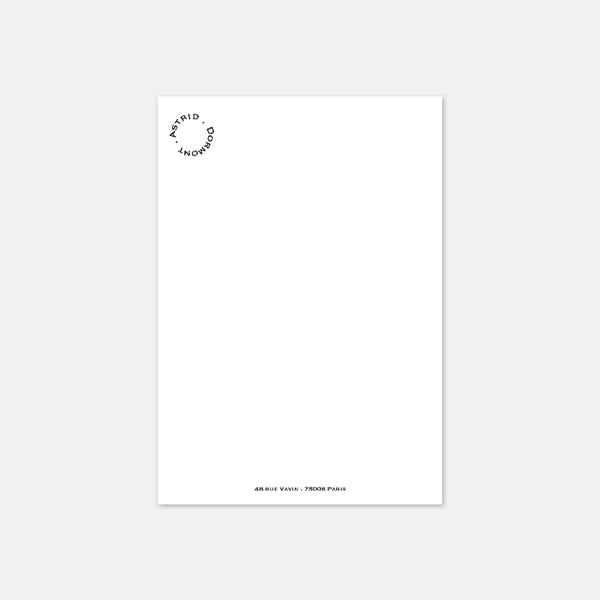 Writing paper - A5 Modern Circle