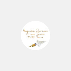 Custom matching space stickers