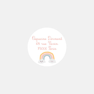 Stickers personnalisés correspondance kawaï