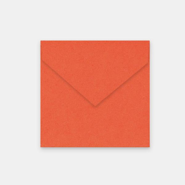 Umschlag 155x155 mm Kraft Terrakotta