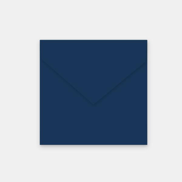 Umschlag 155 x 155 mm, marineblaues Pergament