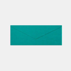 Enveloppe 72x205 mm velin vert paon