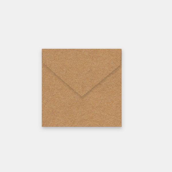 Umschlag 120x120 mm Kraftmaterial