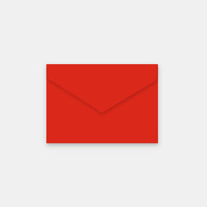 Enveloppe 90x140 mm vélin rouge