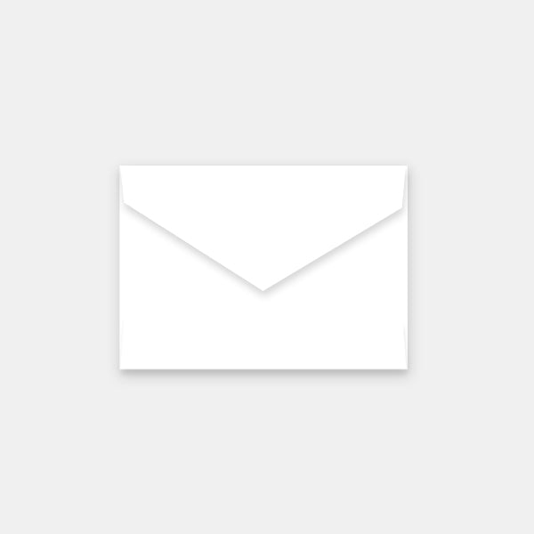 Enveloppe 90x140 mm velin blanc