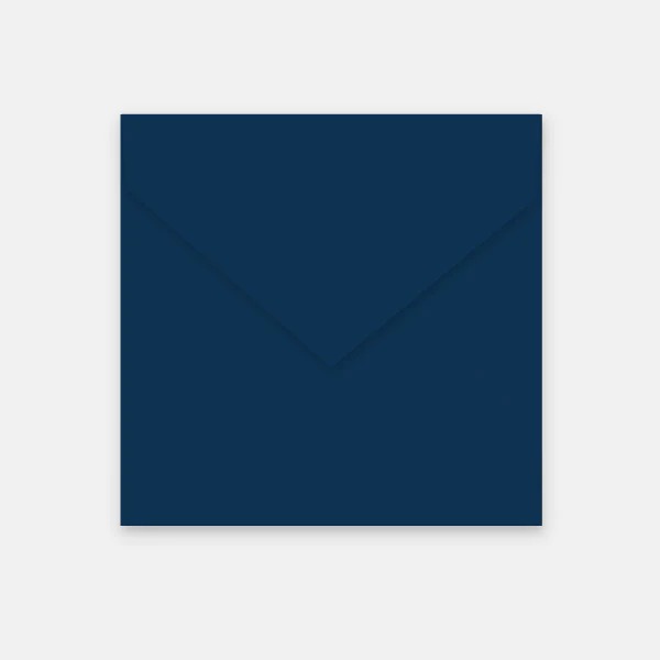 Umschlag 165 x 165 mm, marineblaues Pergament