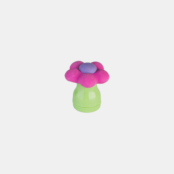 Gomme taille crayon Fleur fushcia