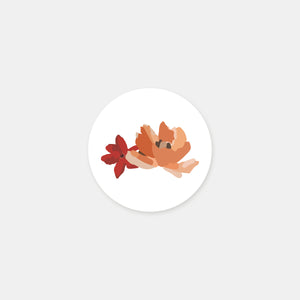 Stickers personnalisés naissance mes premières fleurs