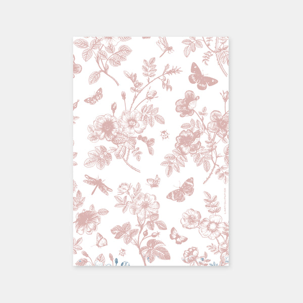 Toile de Jouy birth announcement