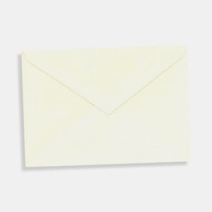 Pqt 25 enveloppes 70x100 vergé creme