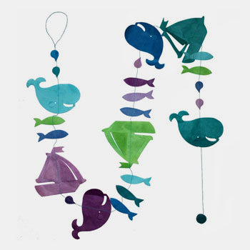 Turquoise sea garland