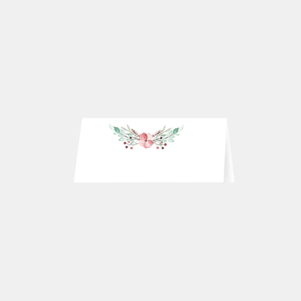 Floral botanical place marker - 20ex