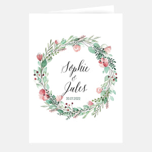 Faire-part de mariage Botanique Fleurie