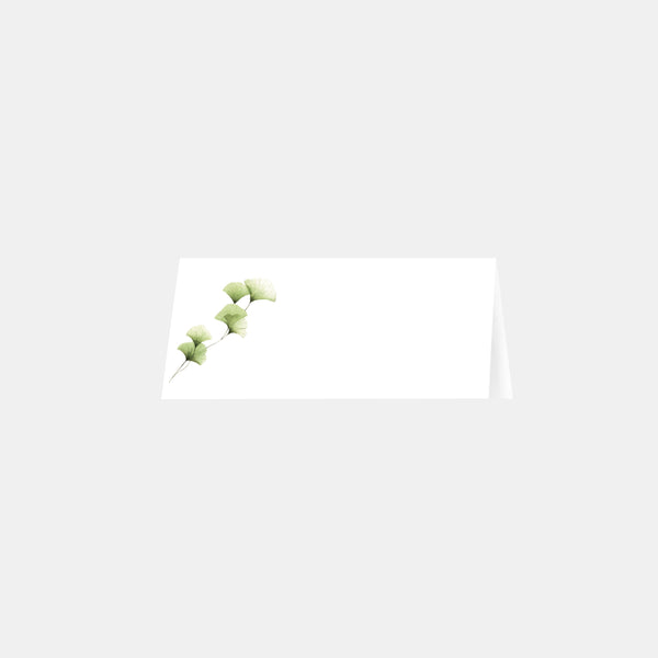 Gingko transparency place marker - 20ex