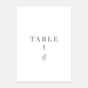 Marque table de mariage brindille - 5ex