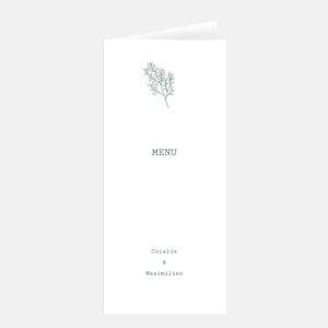 Brindille-Hochzeitsmenü