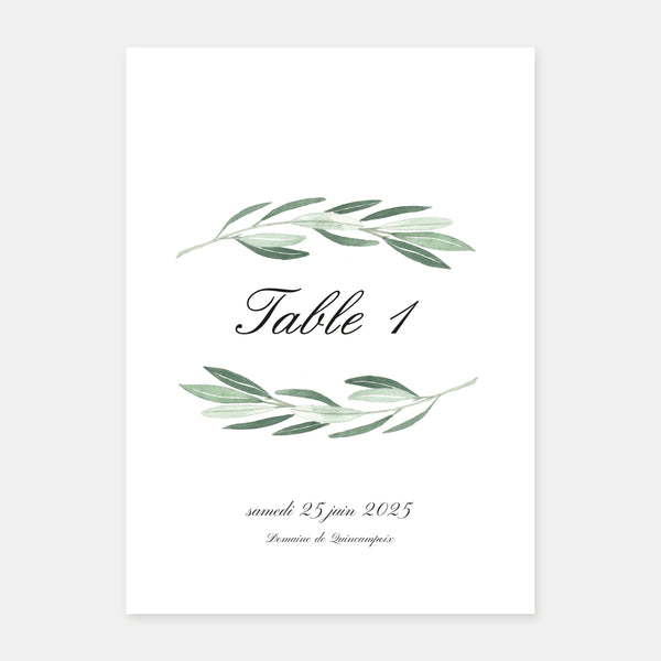 Brand classic wedding table foliage - 5ex