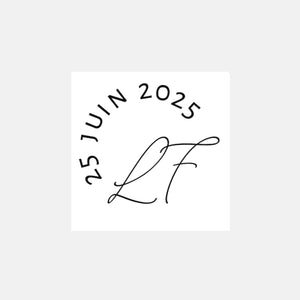Personalized stamp Modern Circle
