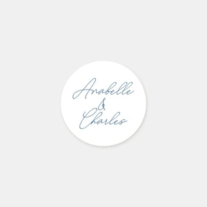 Stickers personnalisés mariage élégance