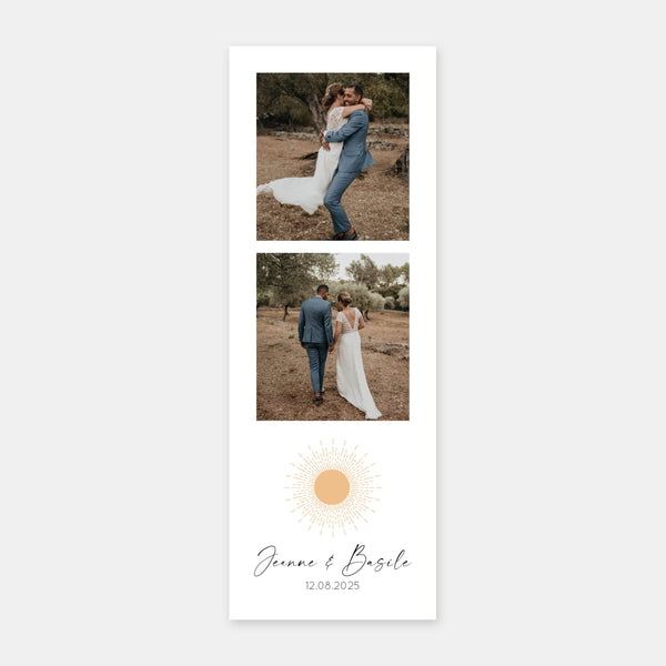 Photomaton mariage sunset beach