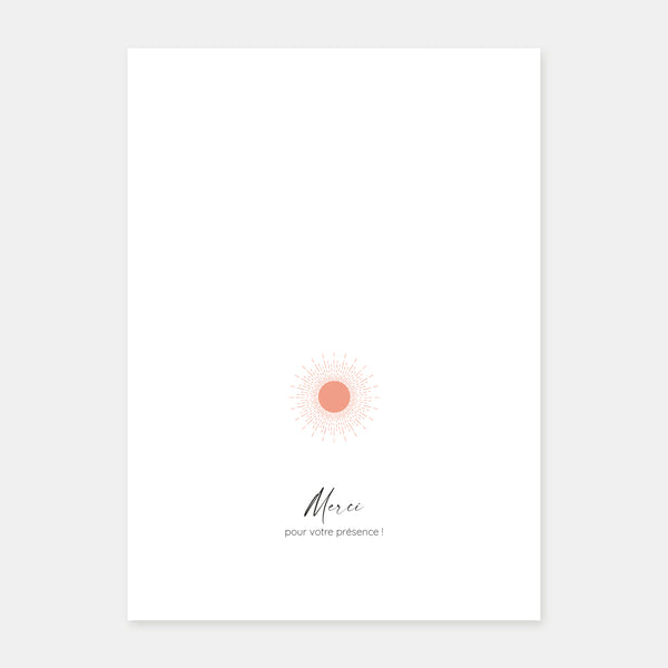 Livret de mariage sunset mountain