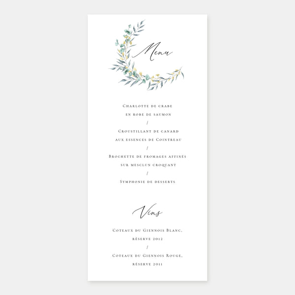 Julias Kronen-Hochzeitsmenü