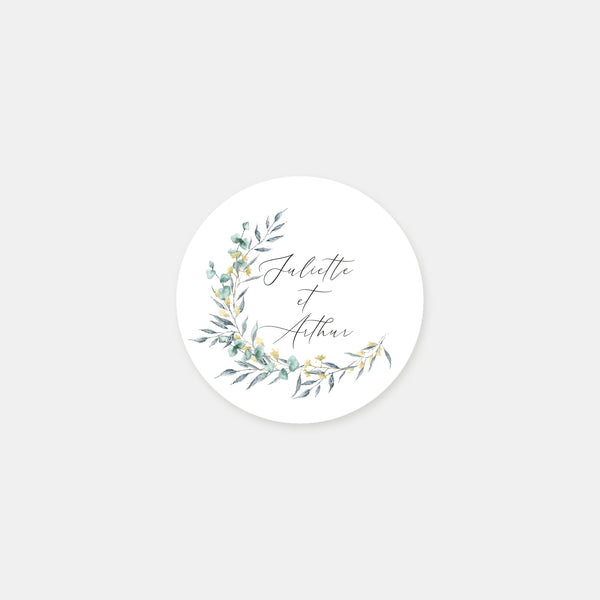 Stickers personnalisés couronne de Juliette