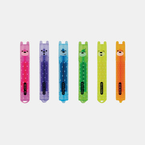Set 6 surligneurs fluo teddy s style