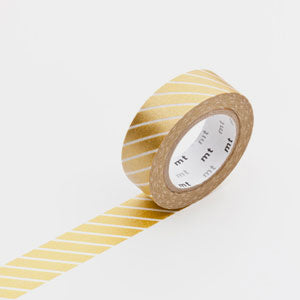 Masking Tape mit goldenem Streifenmuster