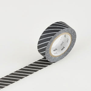 Masking tape black stripe pattern white stripe