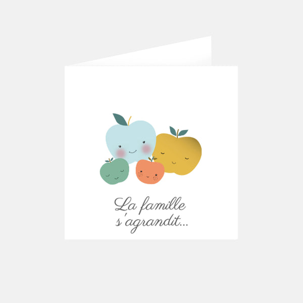 Geburtsanzeige der Apple-Familie