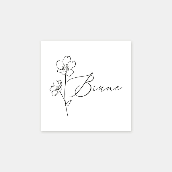 Tampon personnalisé fleurs de cerisier