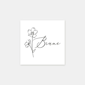 Tampon personnalisé fleurs de cerisier