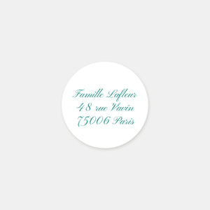 Stickers personnalisés naissance traditionnel