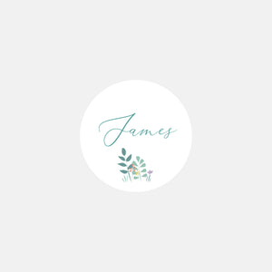Stickers personnalisés naissance Couffin Garçon