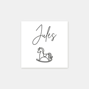 Personalized birth stamp Toy