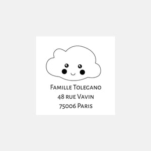Personalisierter Wolkenstempel