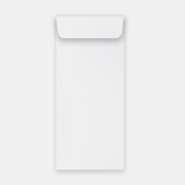 Pochette 115x324 mm vergé écru blanc naturel