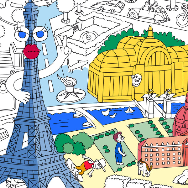 Riesiges Malplakat Paris