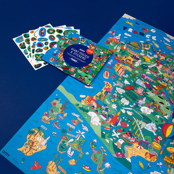 Giant sticker poster France