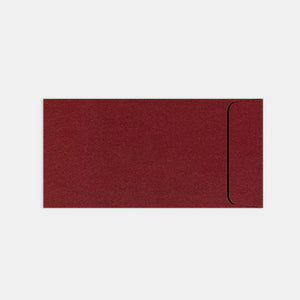 Wedding invitation pouch 115x225 mm burgundy vellum