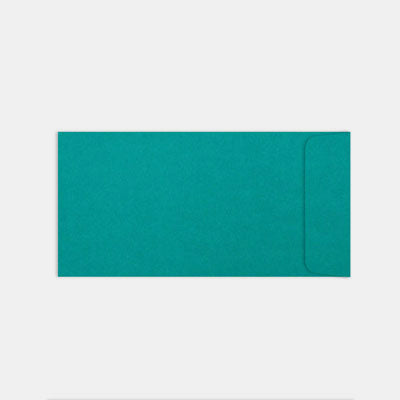 Wedding invitation pocket 115x225 mm turquoise vellum