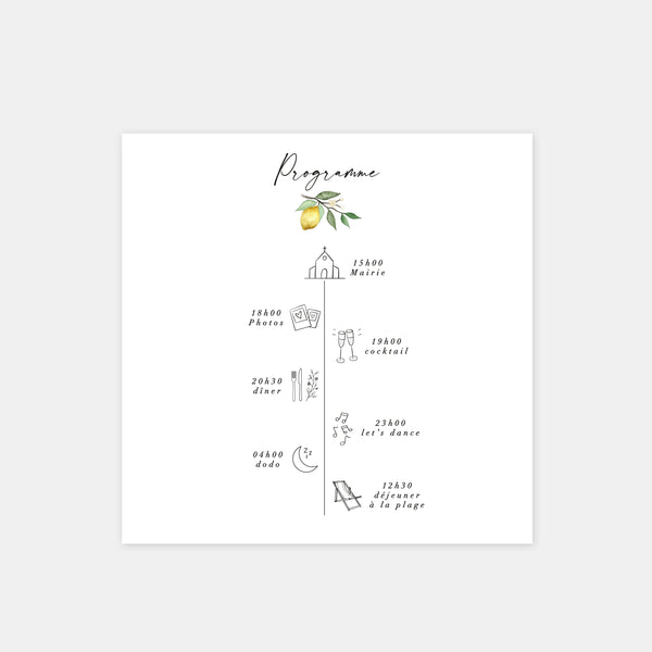 Azulejo-Hochzeitseinladung