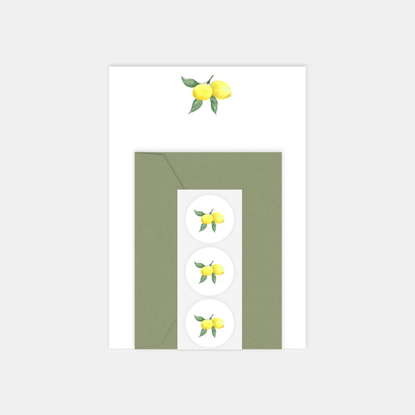 Letter paper set - Lemons