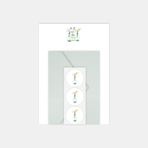 Set de papiers à lettre - Vases