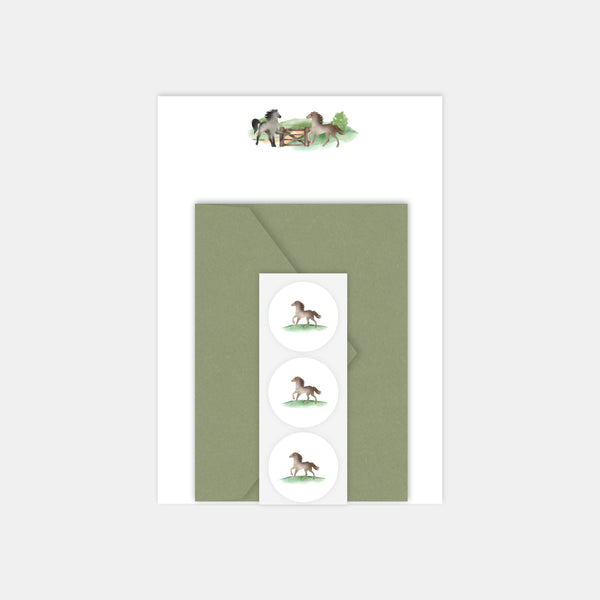 Set de papiers à lettre - Poney