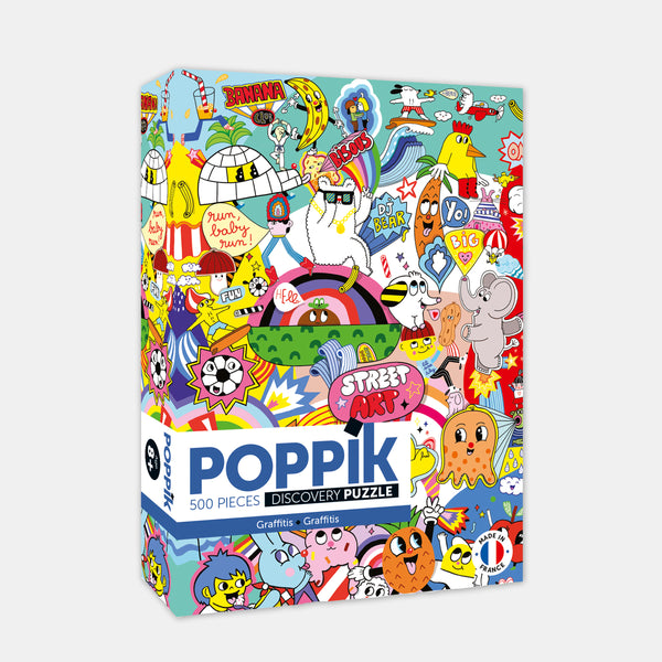 Lernpuzzle 500 Teile Graffiti Poppik