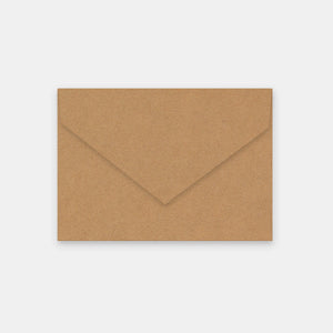 Enveloppe 114x162 mm kraft matiere